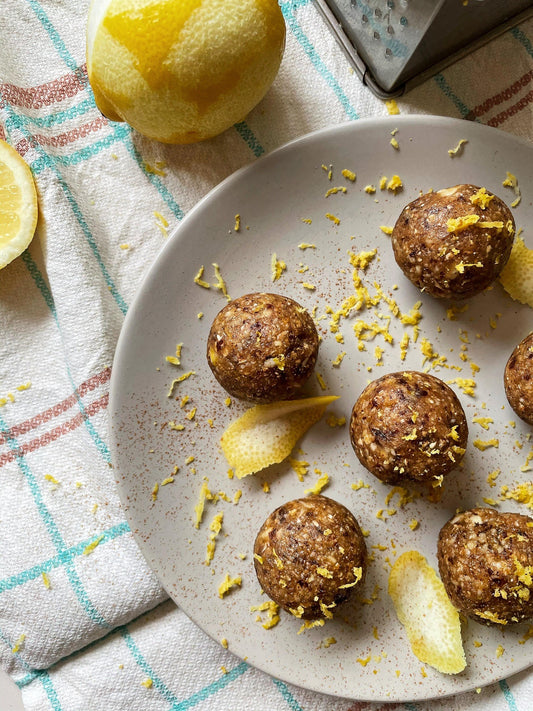 Brazil Nut and Lemon Energy Balls🍋