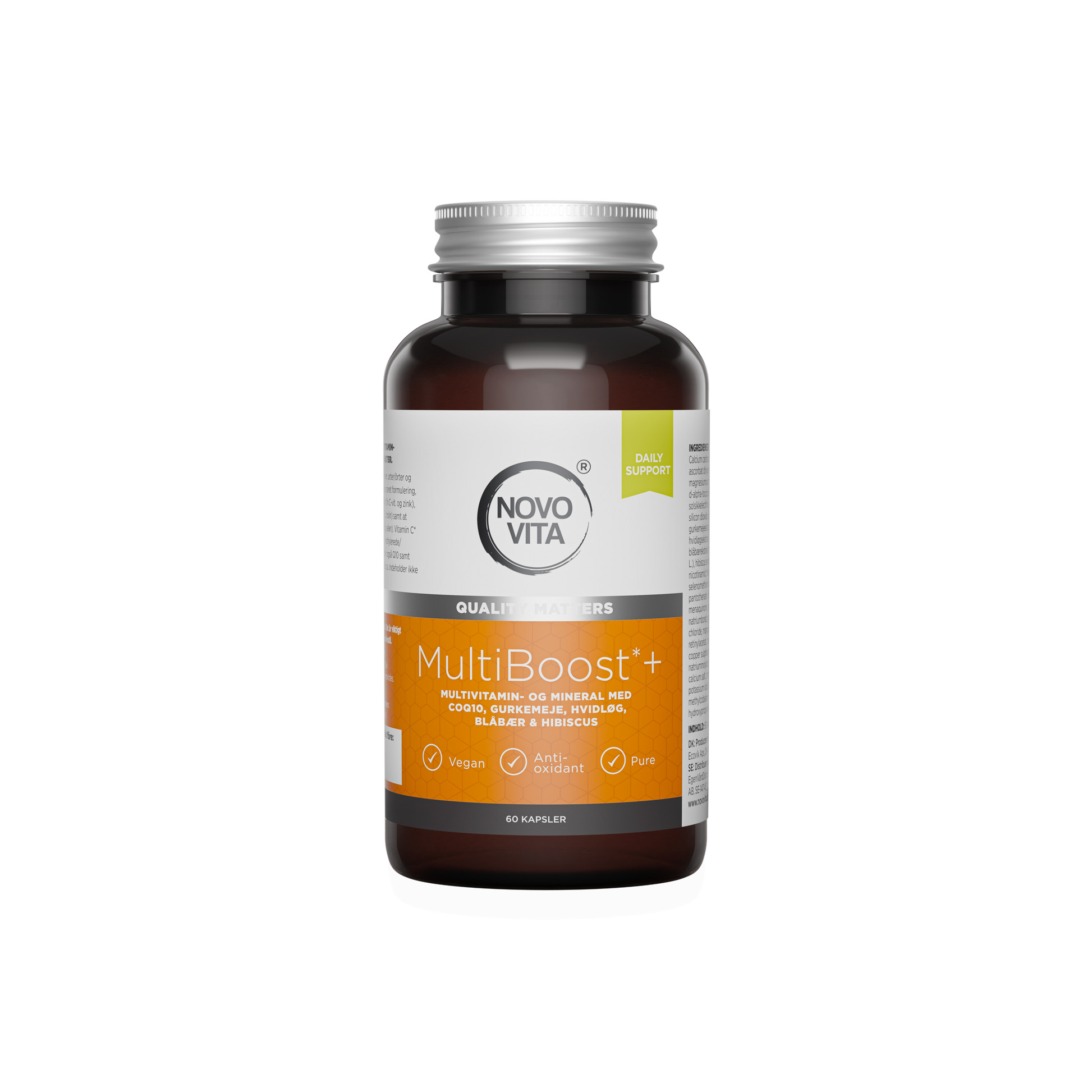 Novo Vita MultiBoost+ – multivitamin og mineral med 33 næringsstoffer