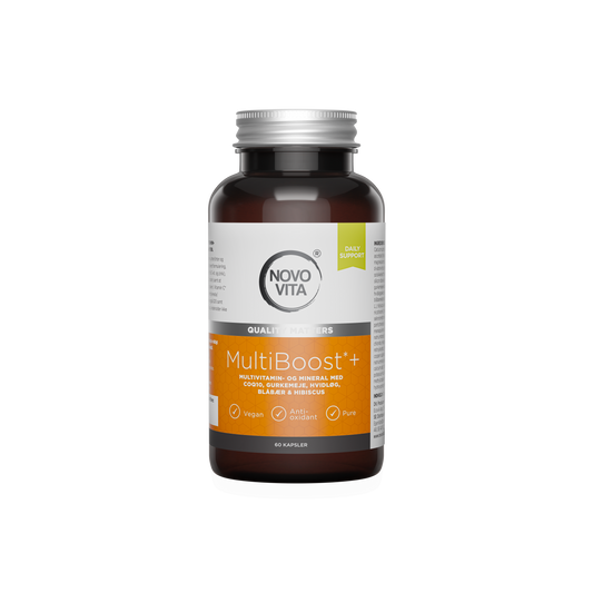 Novo Vita MultiBoost+ – multivitamin og mineral med 33 næringsstoffer