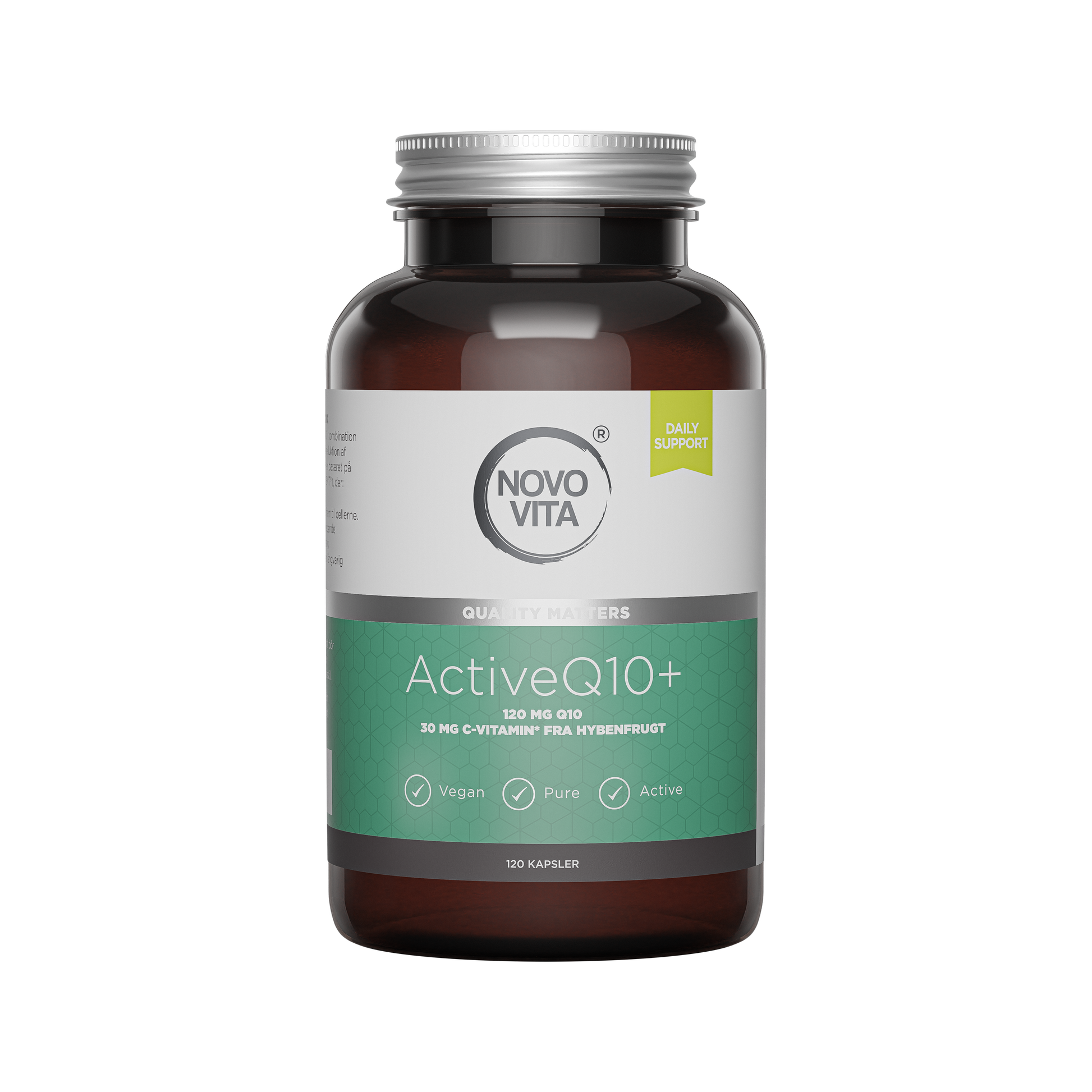 Novo Vita Active Q10+ – Q10 Complex med C-vitamin fra hybenfrugt
