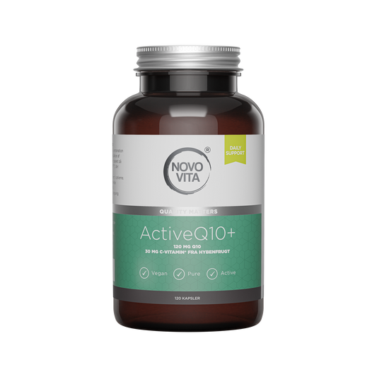 Novo Vita Active Q10+ – Q10 Complex med C-vitamin fra hybenfrugt