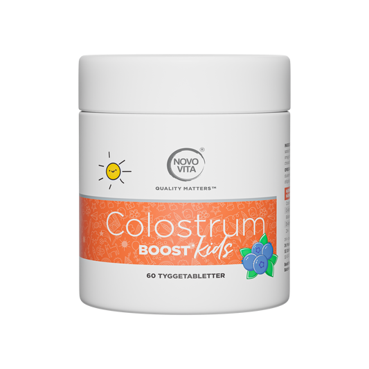 Novo Vita Colostrum Boost Kids – tyggetabletter med C-, D-vitamin og zink