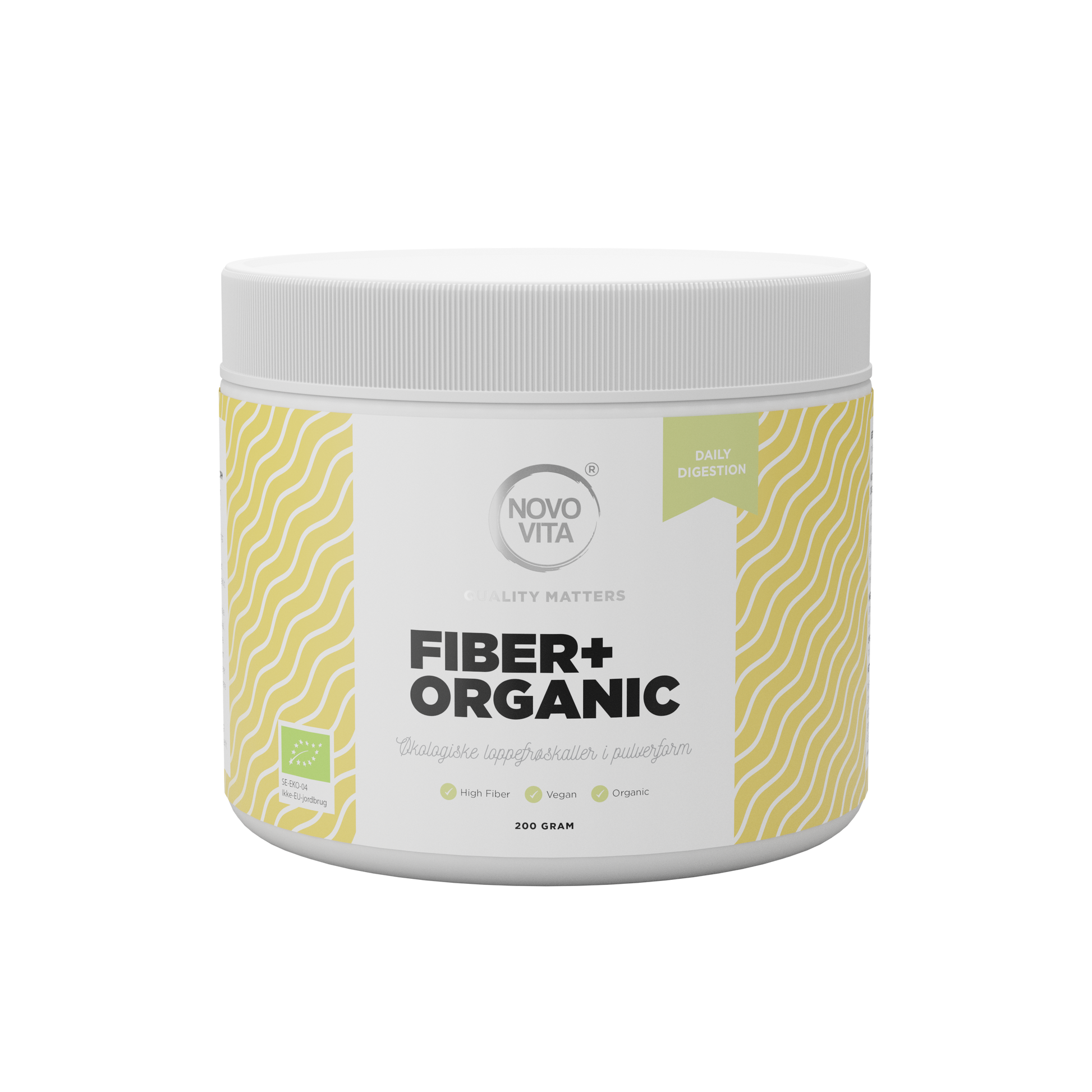 Novo Vita FiberPlus Organic+ – økologiske psylliumskaller