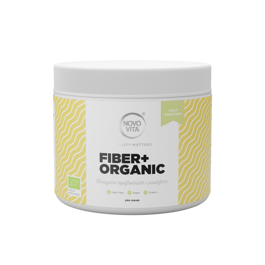 Novo Vita FiberPlus Organic+ – økologiske psylliumskaller