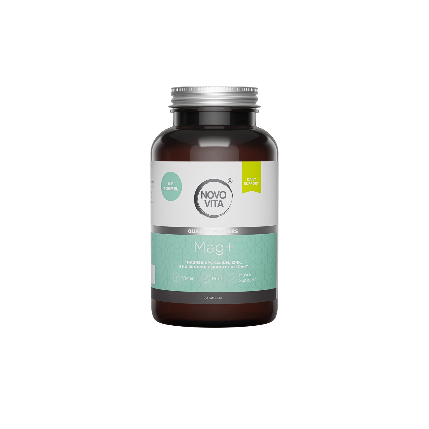 Novo Vita Mag+ – magnesium, B6, kalium og zink