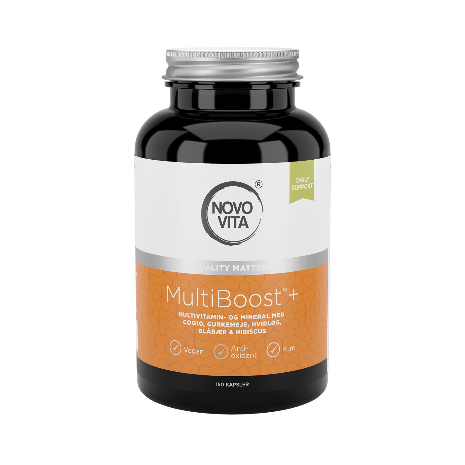 Novo Vita MultiBoost+ – 33 vitaminer, mineraler og urter