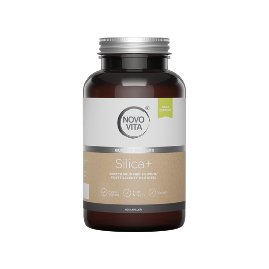 Novo Vita Silica+ – ingredienser og næringsindhold på etiketten