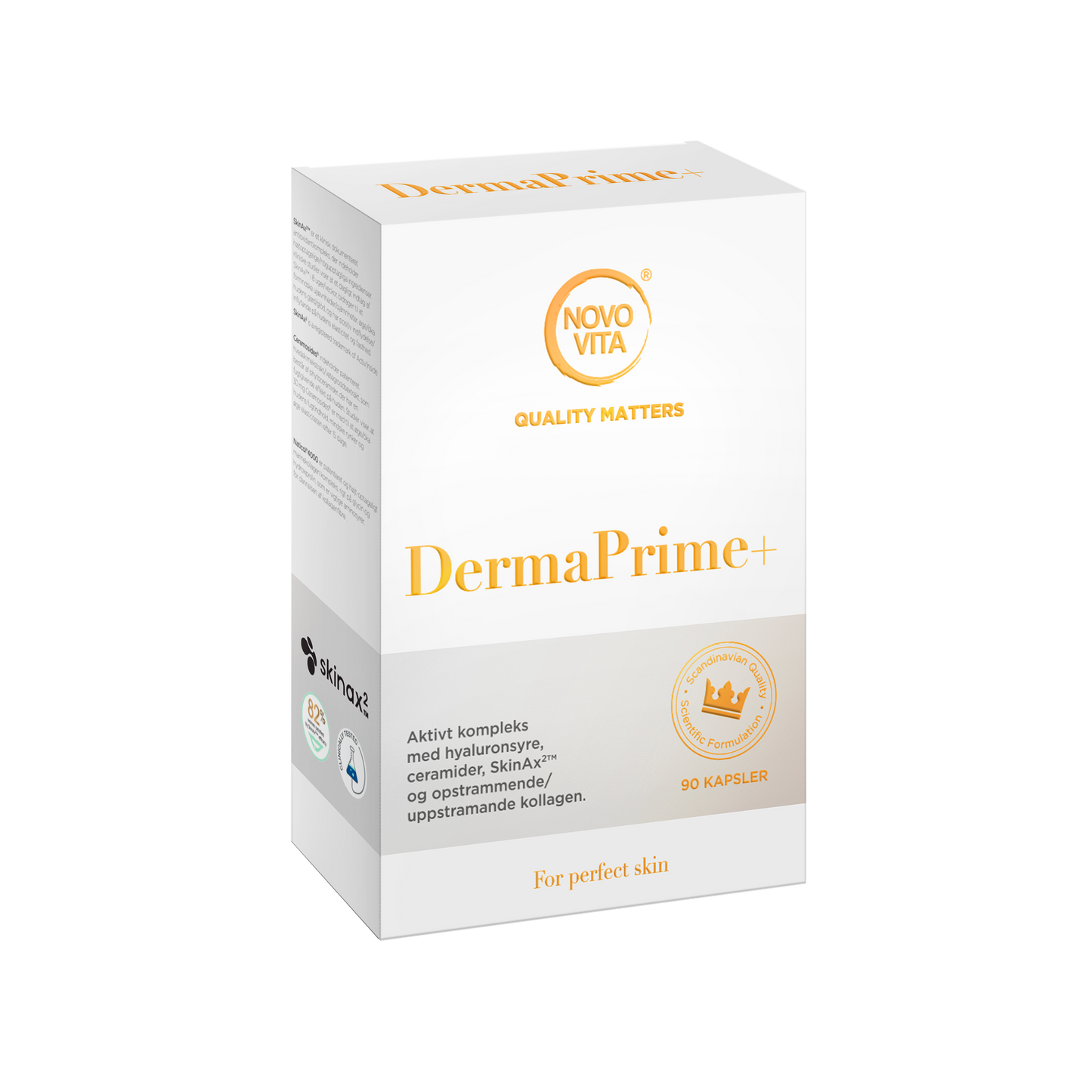 Novo Vita DermaPrime+ – marinekollagen, ceramider og antioxidanter