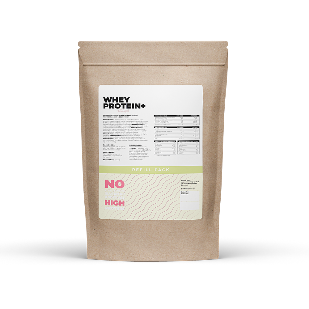 Whey Protein+ Vanilje, 1000 g