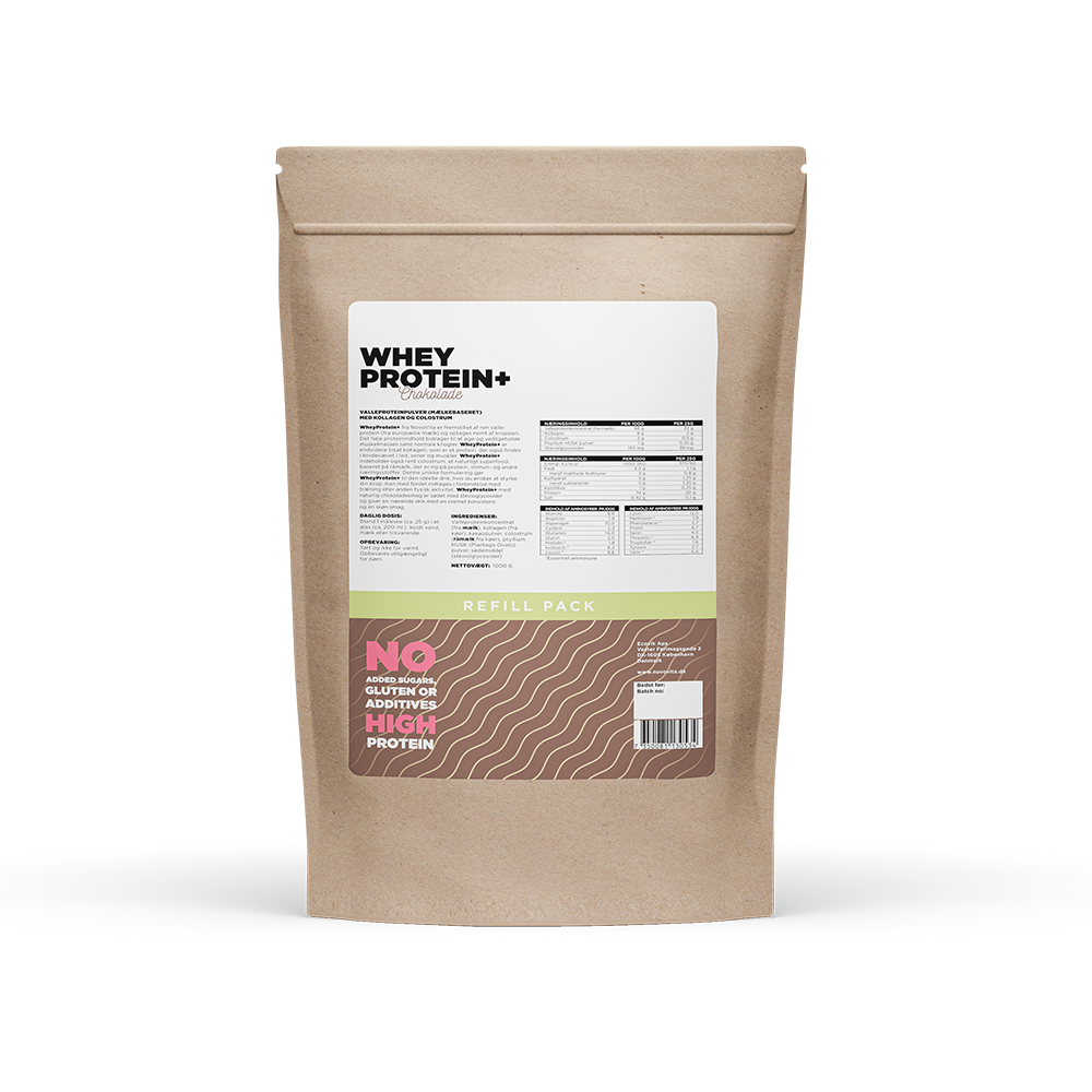 Whey Protein+ Chokolade, 1000 g