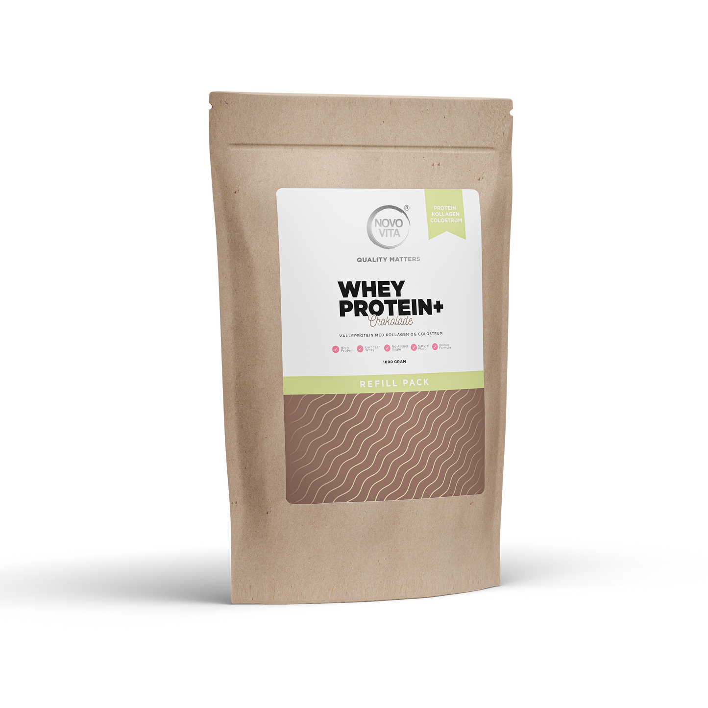 Whey Protein+ Chokolade, 1000 g