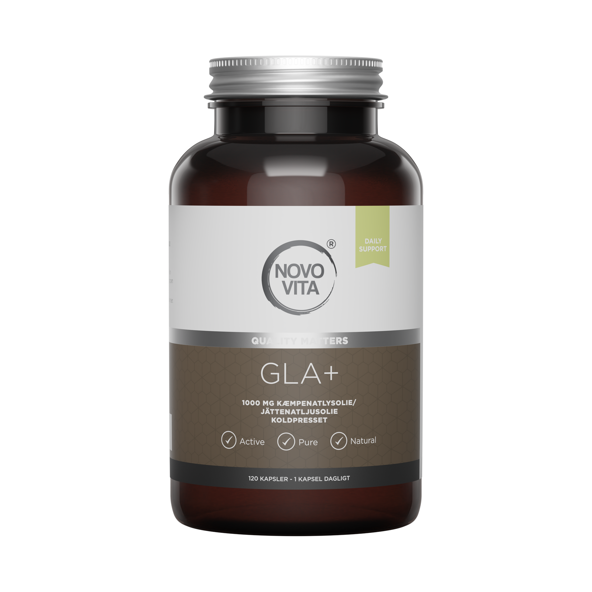 Novo Vita GLA+ – koldpresset kæmpenatlysolie med GLA