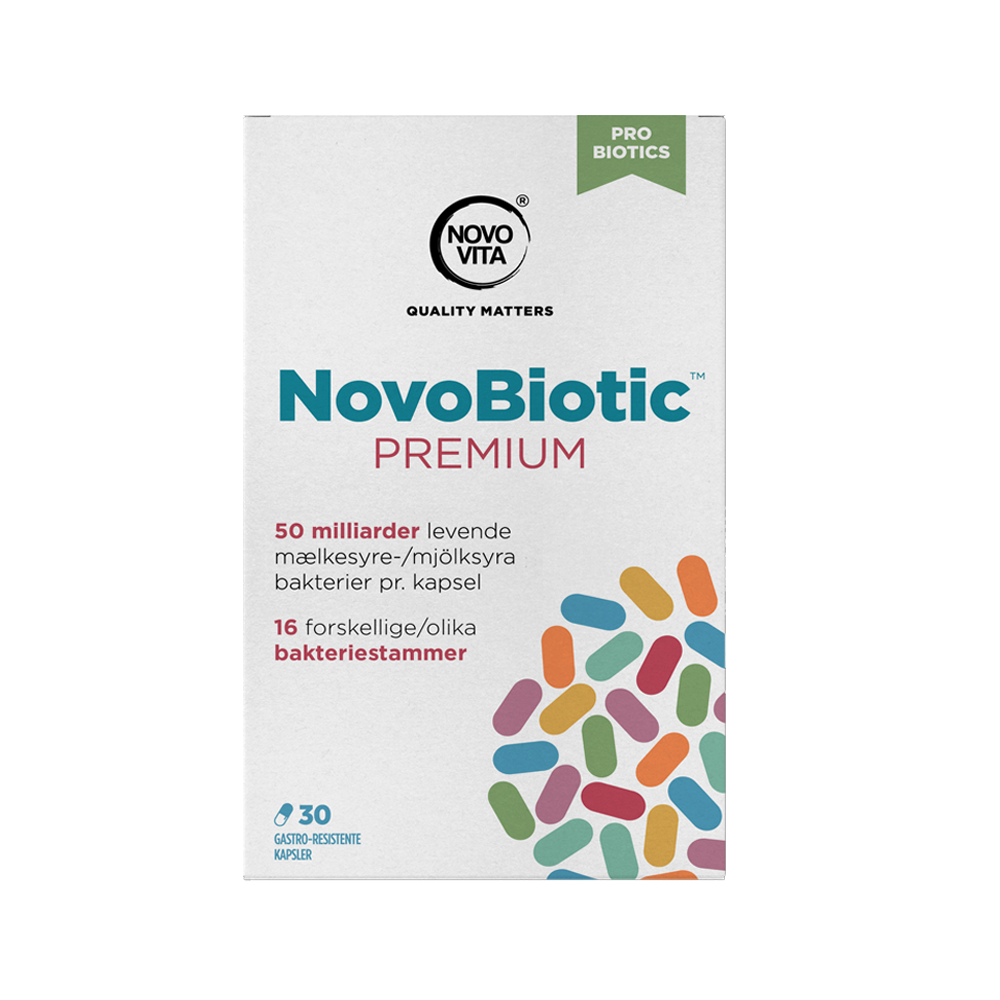 Novo Vita NovoBiotic Premium – 16 bakteriestammer og 50 mia. kulturer
