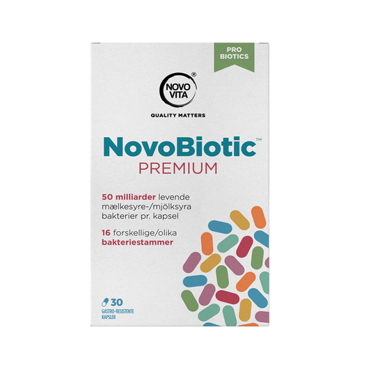 Novo Vita NovoBiotic Premium – 16 bakteriestammer og 50 mia. kulturer