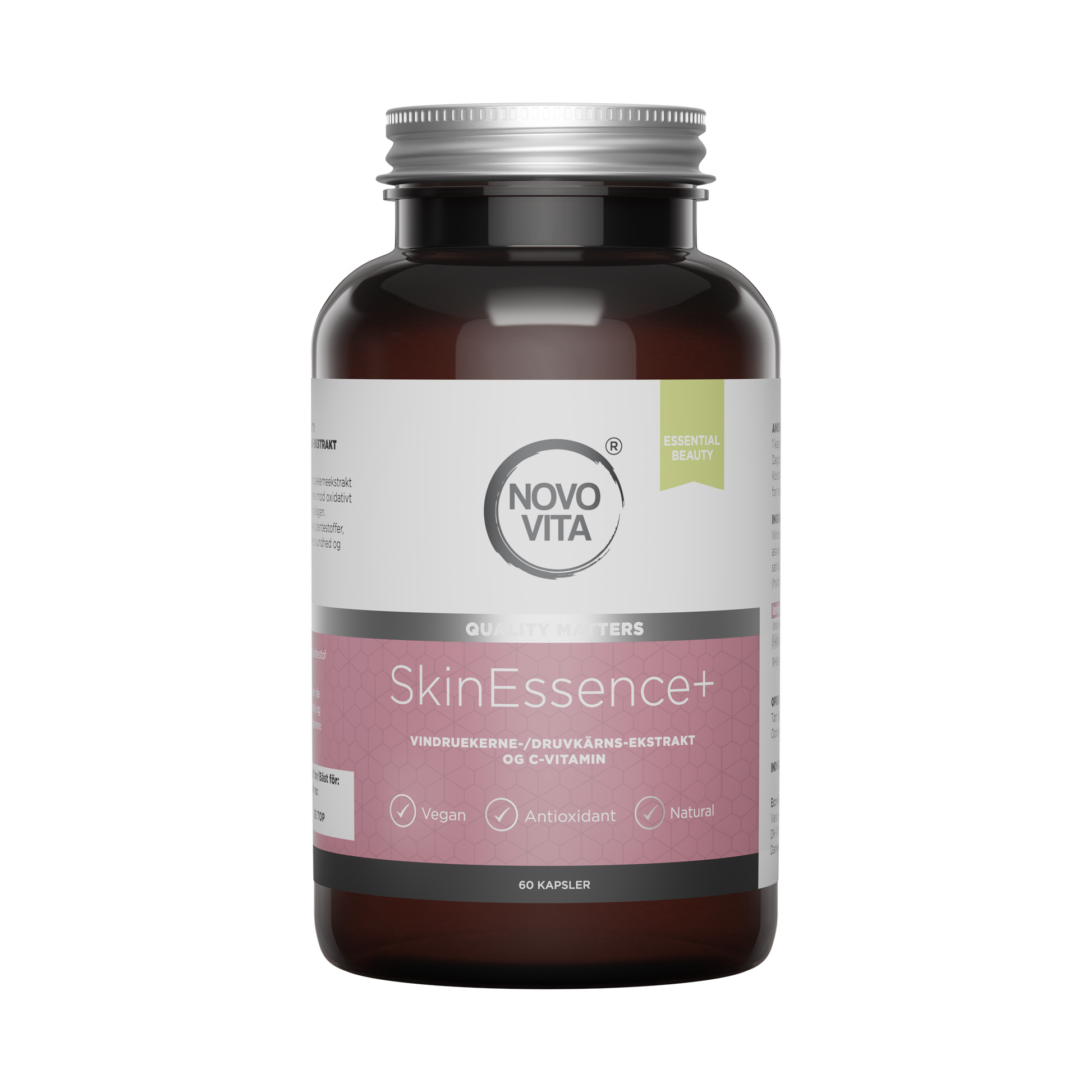 Novo Vita SkinEssence+ – vindruekerneekstrakt og C-vitamin