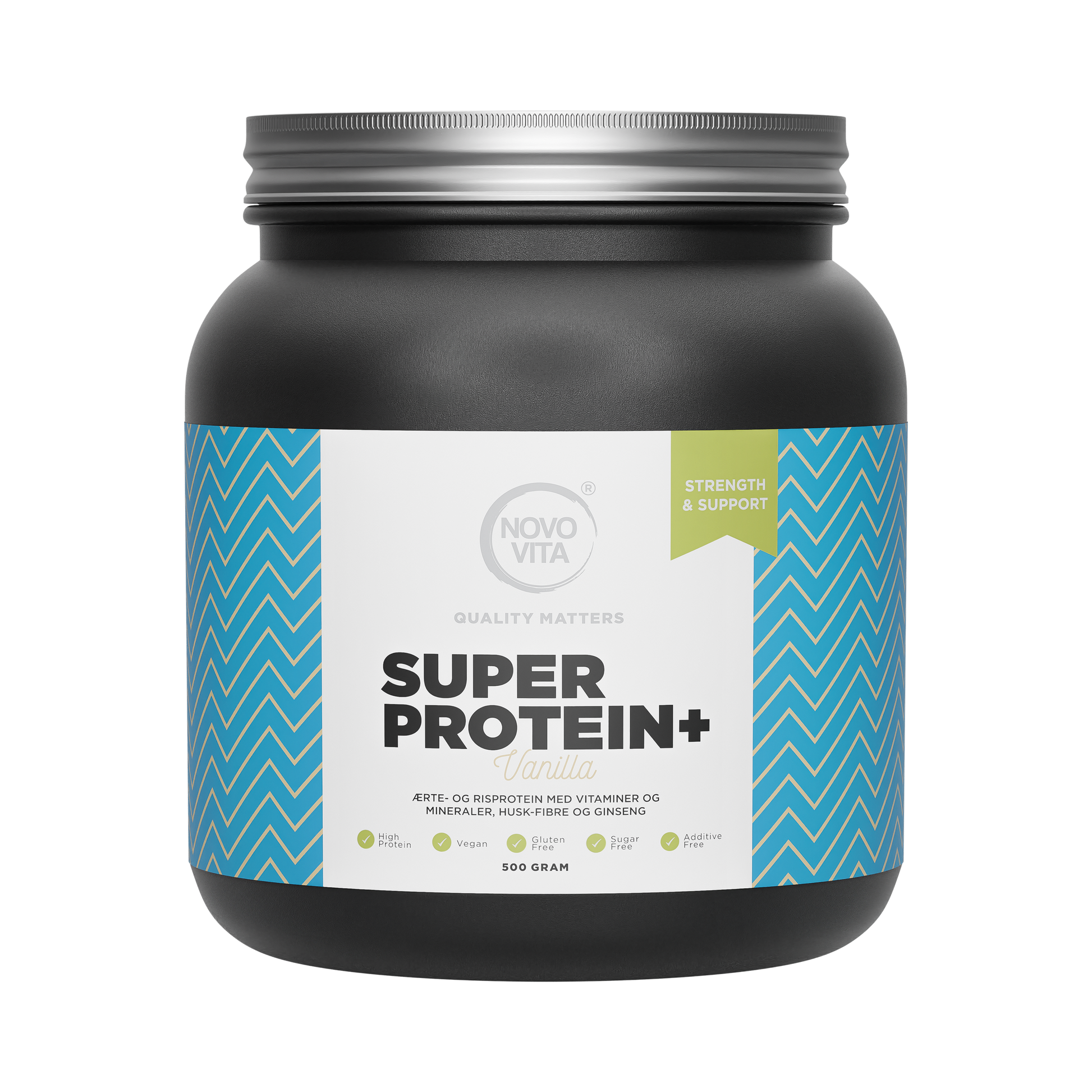 Novo Vita SuperProtein+ – vegansk proteinshake med vaniljesmag