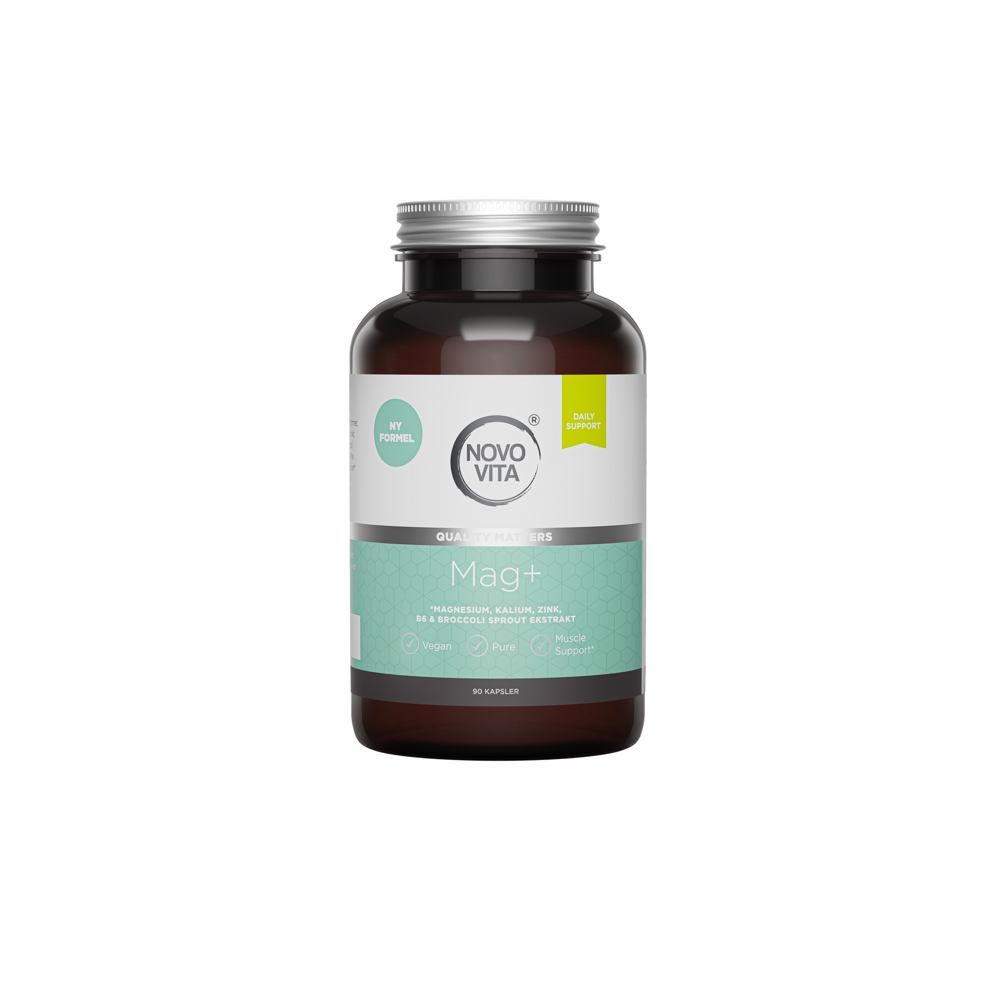 Novo Vita Mag+ – magnesium, B6, kalium og zink