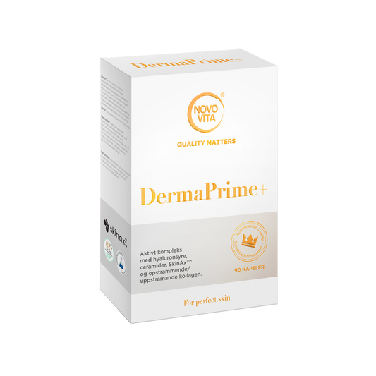 Novo Vita DermaPrime+ – marinekollagen, ceramider og antioxidanter