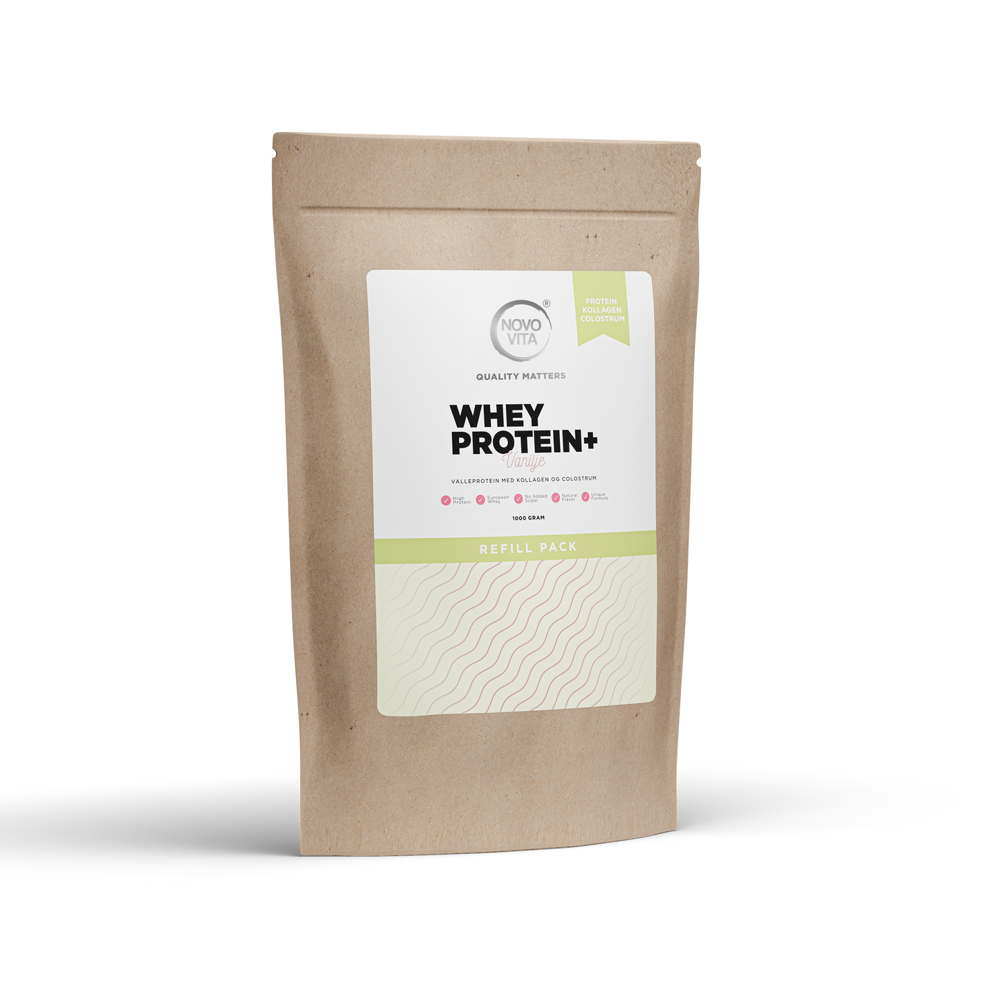 Whey Protein+ Vanilje, 1000 g